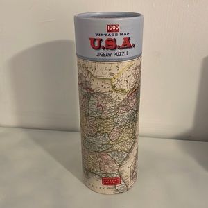Vintage Map USA Jigsaw Puzzle 1000 Pieces